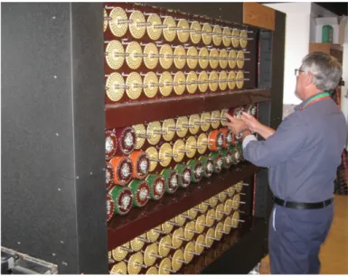 Fig. 3. Turing Welchman Bombe used to break the Poznan message