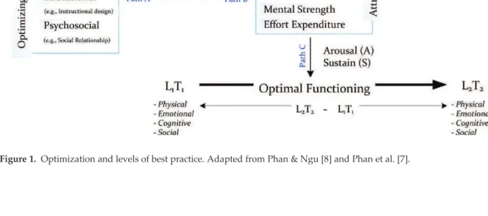 Figure 1. Optimization and levels of best practice. Adapted from Phan & Ngu [8] and Phan et al