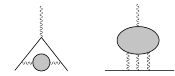 Fig. 3.10 The hadronic contributions to the