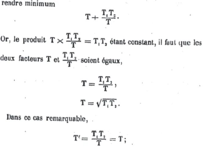 Figure 1. Extract from Moutier’s book [6] (p. 62).