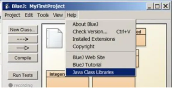 Figure 2.4: Getting documentation on Java classes 