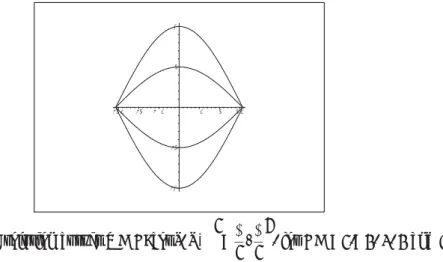 Figure 9: The solution curves x = c · cos t, t ∈ 