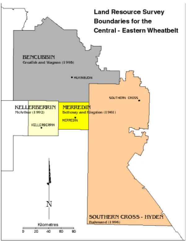 Figure 6.  Land resource surveys for the study area 