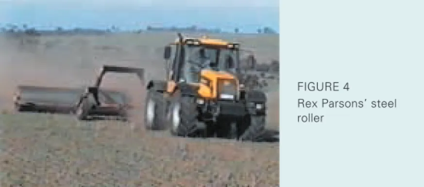 FIGURE 4 Rex Parsons’ steel roller