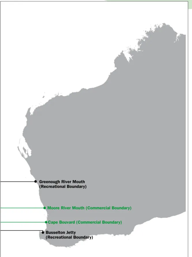 Figure 1 Map of commercial and recreational management zones 