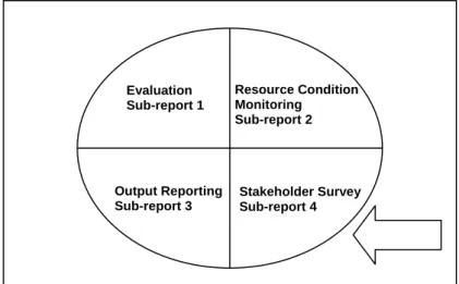Diagram 1 State M&E Implementation Plan Review sub-report 4 in context 