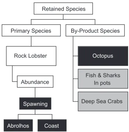 Figure 6.  component tree for the retained species.