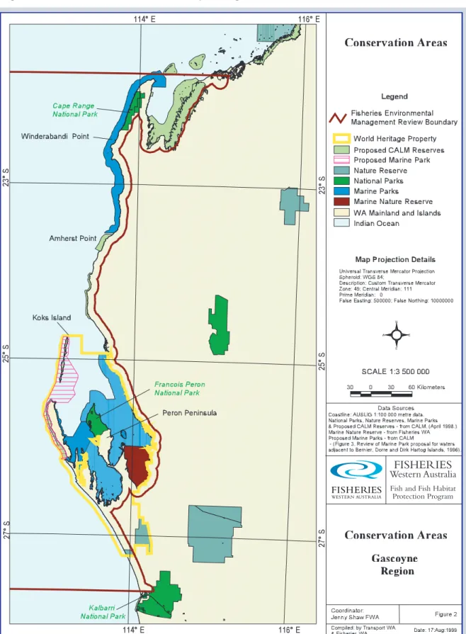 Figure 4  Conservation Areas; Gascoyne Region 