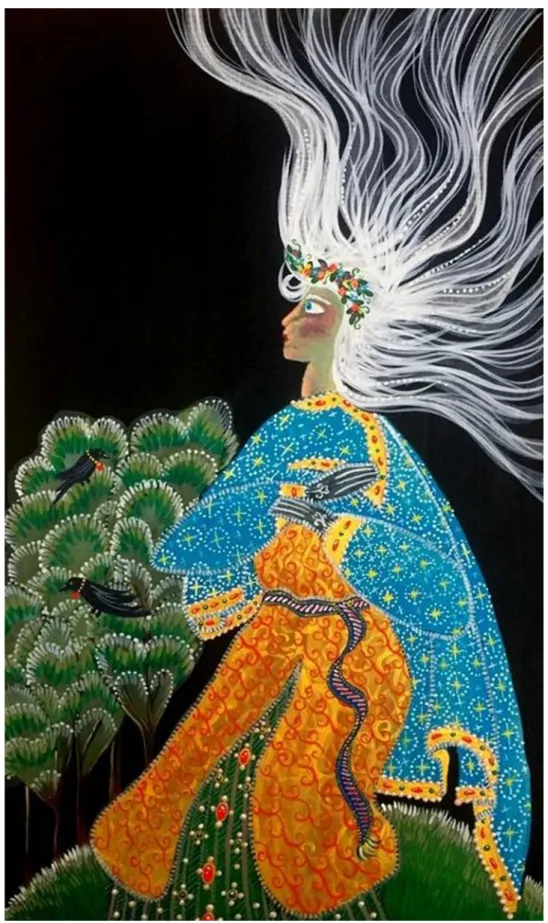 Figure 9. Self-Portrait As Gerda, Searching, by Jane Burn 