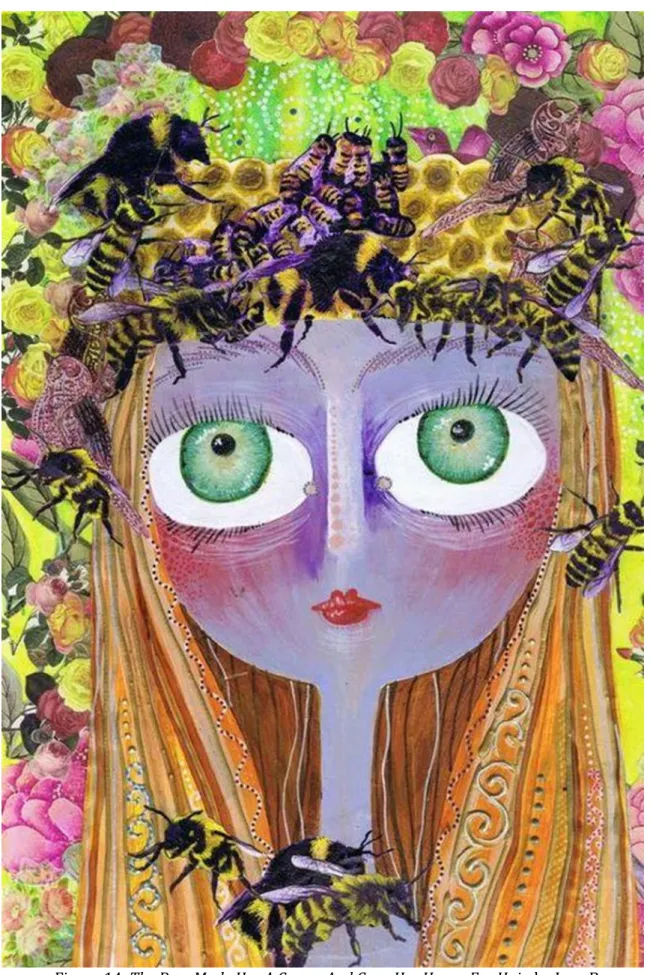 Figure 14. The Bees Made Her A Crown And Gave Her Honey For Hair, by Jane Burn 