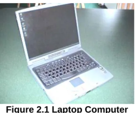 Figure 2.1 shows the example of a laptop. 