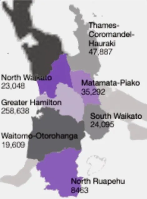 Figure 2: Waikato DHB’s Population 