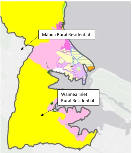 Figure 5: Rural Residential Zone locations 