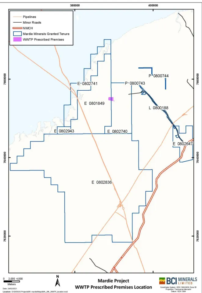 Figure 1: Regional location of the Mardie Project 