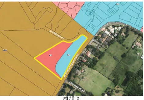 Figure 2  Existing Site Zoning  REPORT 