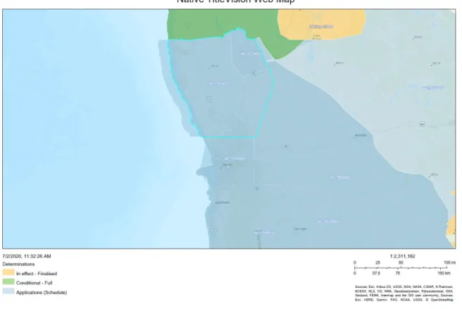 Figure 14: Yued Indigenous Land Use Agreement WI2015/009 