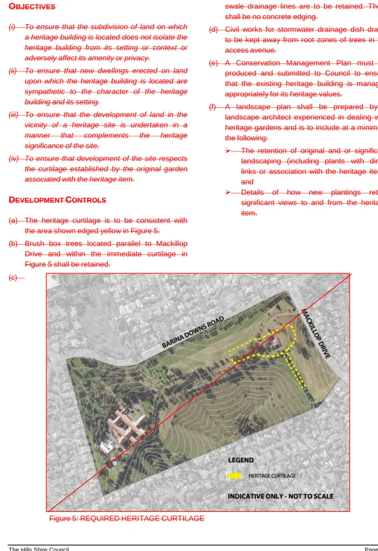 Figure 5: REQUIRED HERITAGE CURTILAGE 