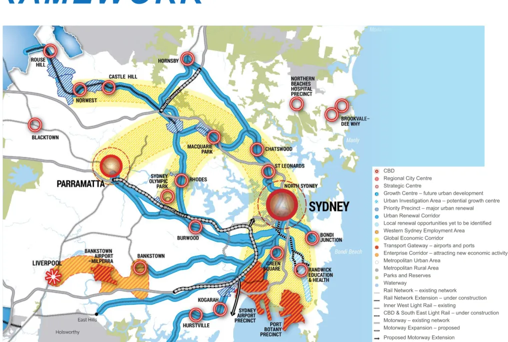 Figure 2.1: A Plan for Growing Sydney  Source: NSW Department of Planning and Environment 