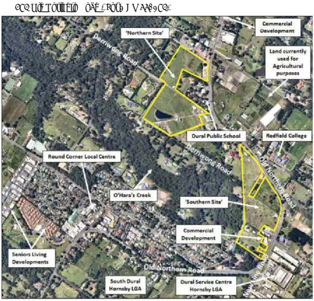 Figure 1: Land subject to the planning proposal. 