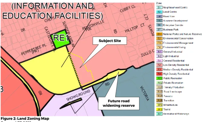 Figure 2: Land Zoning Map  Source: LEP 2012 