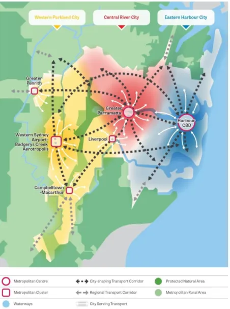 Figure 3:  Metropolis of Three Cities  Central City District Plan 