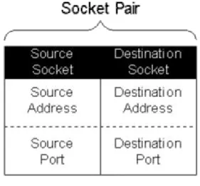 圖 3.2.1 socket pair 