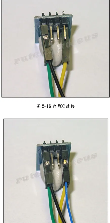 圖 2-17 插上 USB 轉 TTL 模組到與 PC 的 USB 插槽連接 
