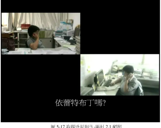 圖 176 圖 5-17 專題成果影片-場景 2.1 劇照