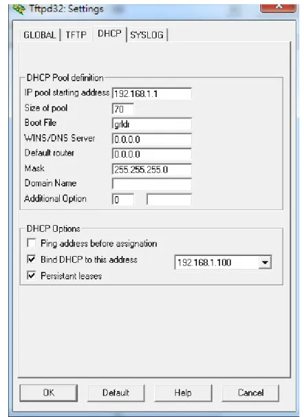 圖 3-4 DHCP 設定 
