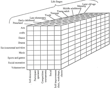 圖 2-2    Farrell  與  Lundegren 的方案規劃者評量立體圖  (The Programmer’s  Evaluation Cube) 