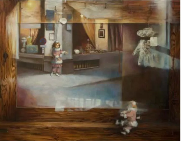 圖 80    陳 慧 芸 ，〈 奇 遇 〉， 油 彩 /畫 布 ， 91   × 116 .5 cm， 2007。