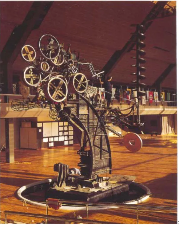 圖 29：「混沌第一號」（Chaos I）, 1973–74, 915×854×458 ㎝,  印第安那州哥倫布市. 