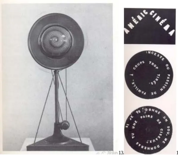 圖 13：杜象,「旋轉的半球體」（Rotary demi-sphère）, 1925. 