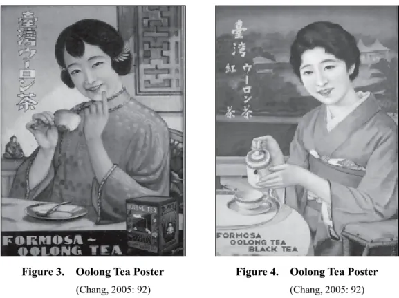 Figure 3.  Oolong Tea Poster  (Chang, 2005: 92) 