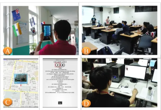 Figure 2.The pictures taken during learning activity.   3.  Results   