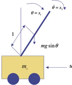 Fig. 5-2 The inverted pendulum system 