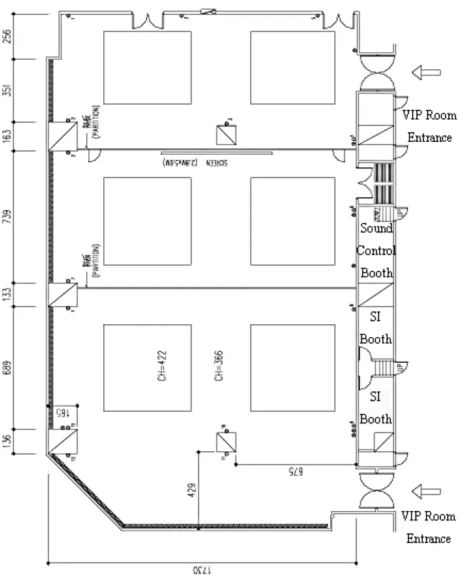 Figure E.3. TICC VIP Room plan 