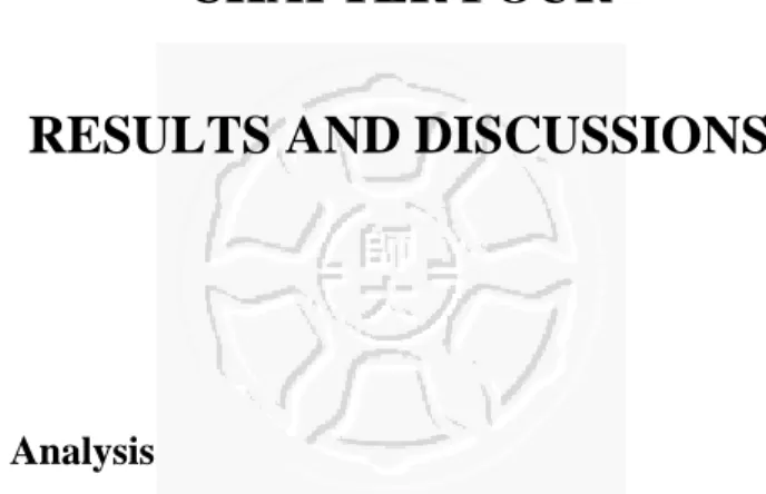 Table 4-1 is a summary table of overall results; the following findings can be  drawn from the overall results in the Table 4-1