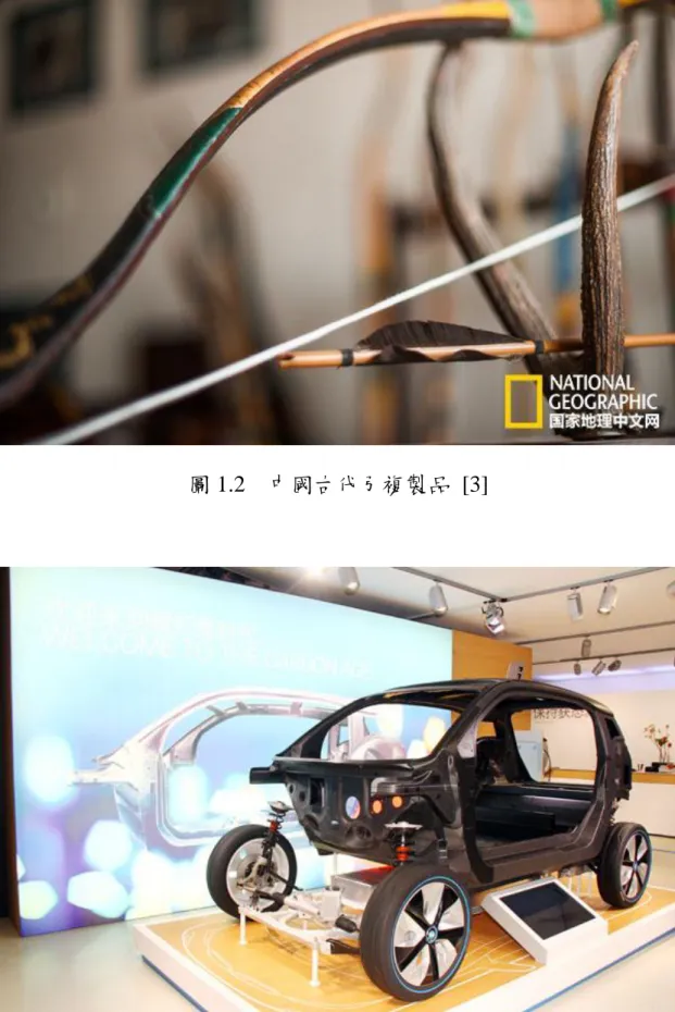 圖 1.3    BMW i3 電動車碳纖維車體結構  [4] 