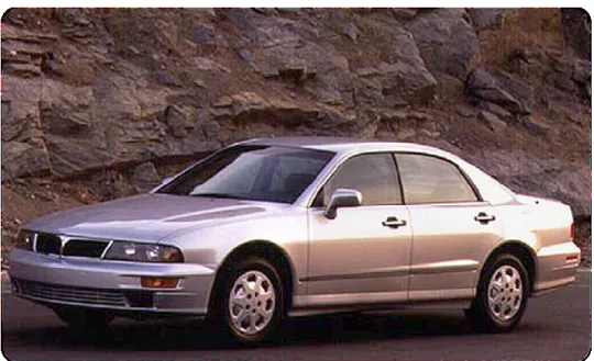 圖 4.2  實驗用之 Mitsubishi Diamante 房車 