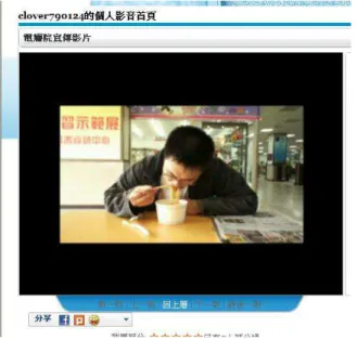 圖 3-1  電癮院宣傳影片 