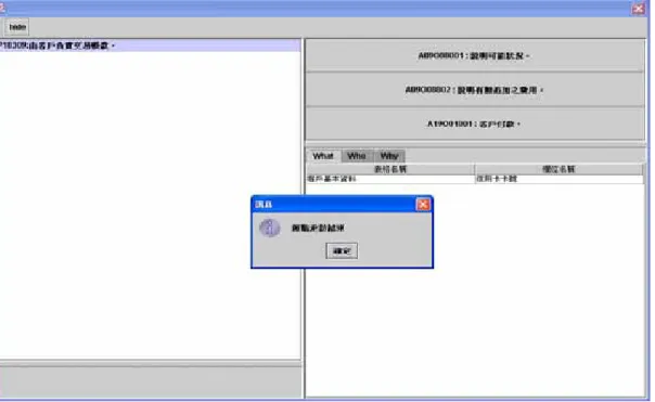 圖 4-17 觀看整個流程結束的畫面 