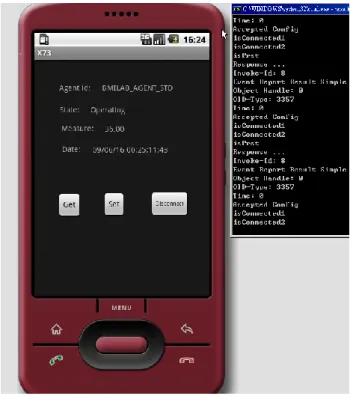 Figure 7 X73 Gateway 在 Android 上執行 