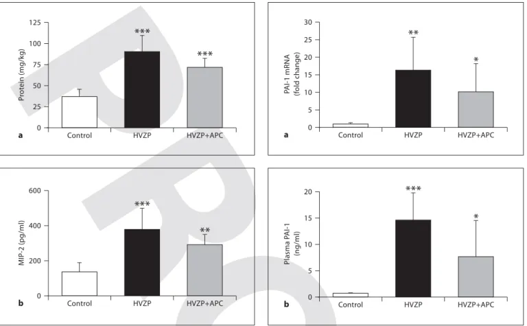 Fig. 1.   Total protein and MIP-2 in BALF in the control (non-ven-
