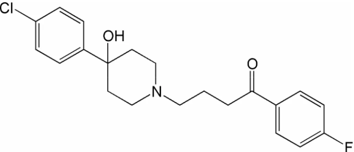 Figure 1. Chemical structure of haloperidol. 