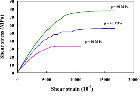 Figure 2  Typical deformation curves of shear strain induced by shear stress. 