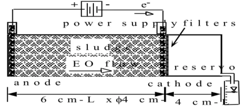 Figure 1.    The Schematic of Electrokinetic Apparatus 