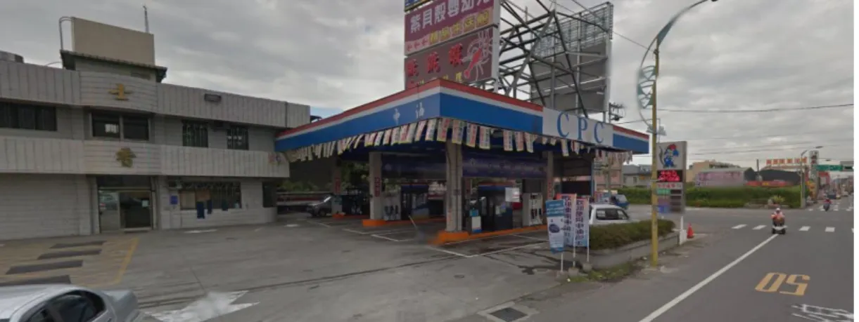 圖  1. 1 桃園士香加油站( 土壤及地下水污染整治網 ) 