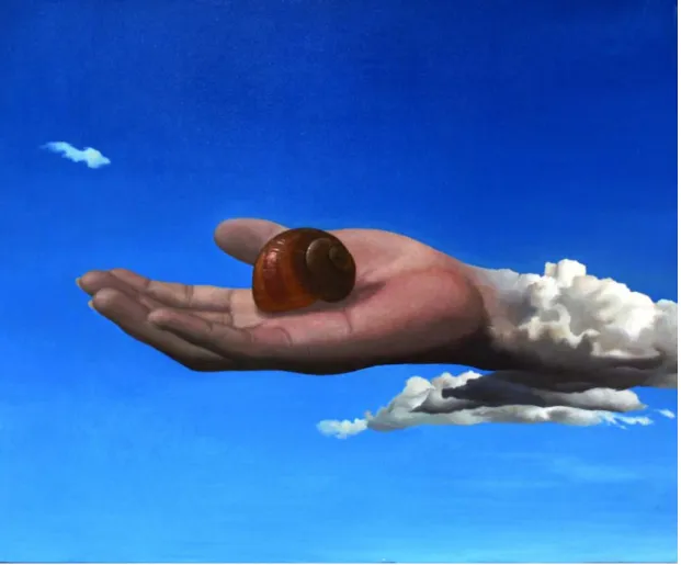 圖 35  陳宜豐《所嚮》 ，油彩，畫布，20F，2009 