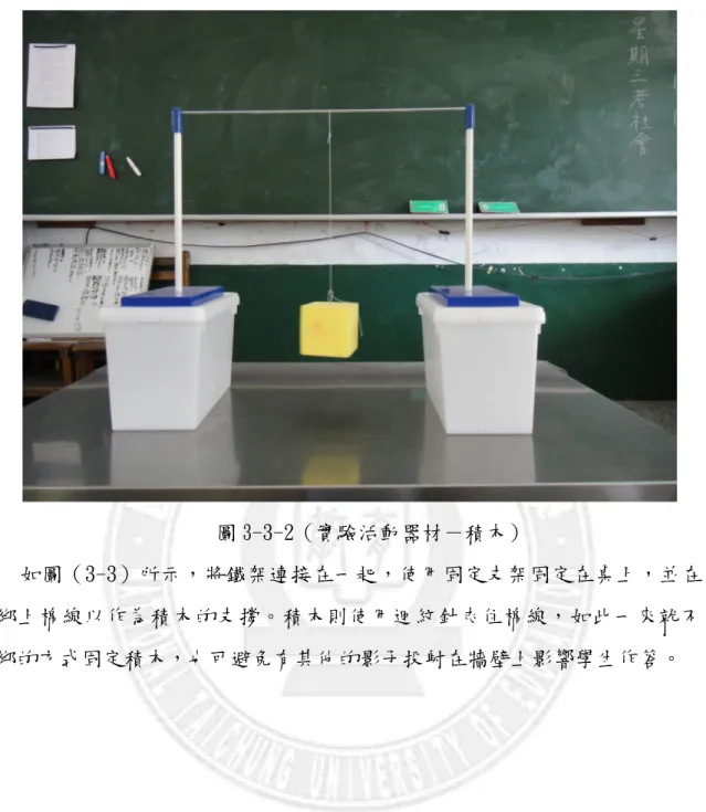 圖 3-3-2（實驗活動器材－積木） 